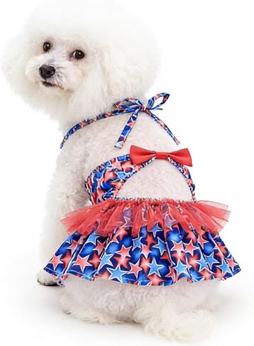 CuteBone One Piece Dog Bikini Swimsuit Pink Puppy Bathing Suit for Small Dogs Cloth Girl Dress Costume LTDB02S in Saudi Arabia