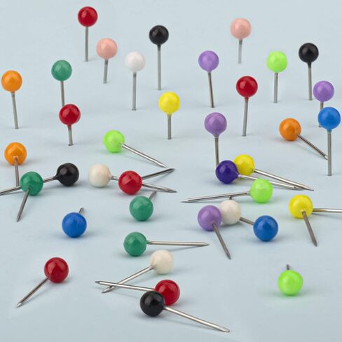 دبابيس دفع، lyroo 200 جهاز كمبيوتر شخصى زهرة الإبهام المسامير الخشب دبوس مجلس خريطة المسامير بمناسبة دبابيس ألوان متنوعة دفع دبوس كليب للوحة الفلين لطيف مكتب ديكور الملحقات للنساء مكتب اللوازم المعلم in Kuwait