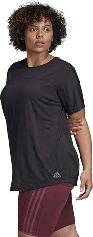 adidas Women's Performance Tee, Black 4X in Saudi Arabia