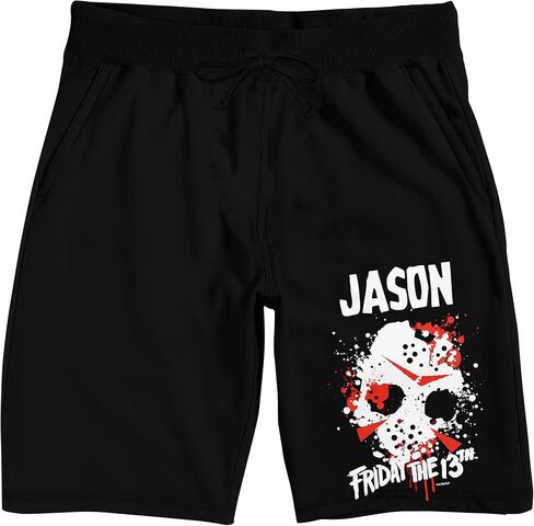 شورت بيجامة النوم الأسود للرجال من Bioworld Friday The 13th Jason Voorhees in Saudi Arabia