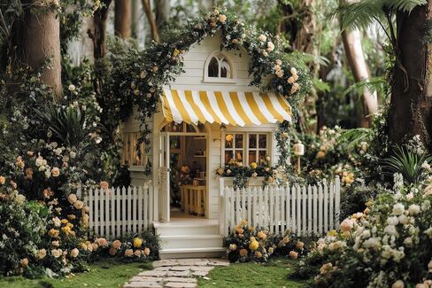 Spring Floral House Interior Backdrop 10x6.5ft Vintage Country Floral Door Arch Anniversary Weeding Photography Backdrops Western Rustic Birthday Party Baby Shower Photo Video Studio Props in Saudi Arabia
