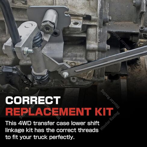 Corrected 4WD Transfer Case Lower Shift Linkage - Compatible with Ford F150 F250 F350 Bronco 1992-1999, Replaces 600-602 F3TZ-7210-C F6TZ-7210-B F6TZ7210C in Saudi Arabia