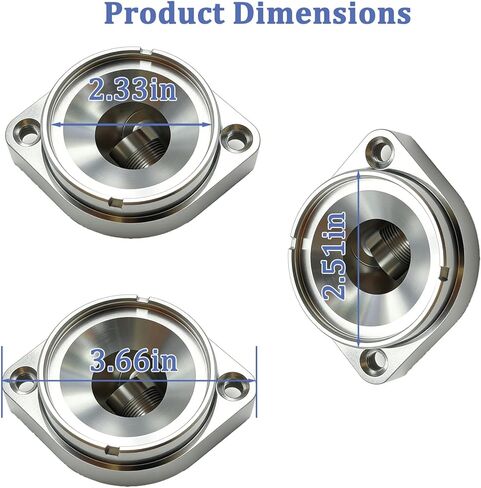 Billet Swivel Thermostat Housings Water Neck 1.5" Compatible with GM LS LS1 LS2 LS3 Engine in Kuwait