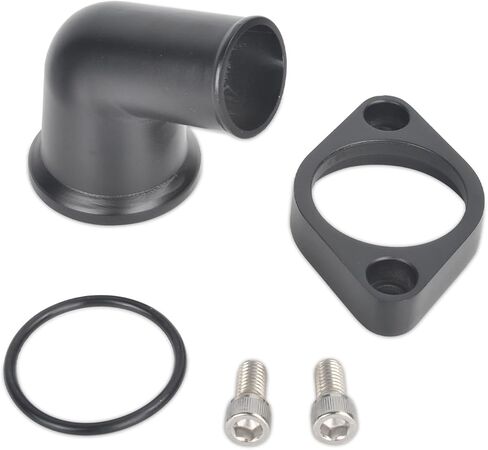 SSN Polished Aluminum 45°Swivel Water Neck Thermostat Housing Compatible with SBC BBC 283 302 305 327 350 400 396 427 454 502 in Kuwait