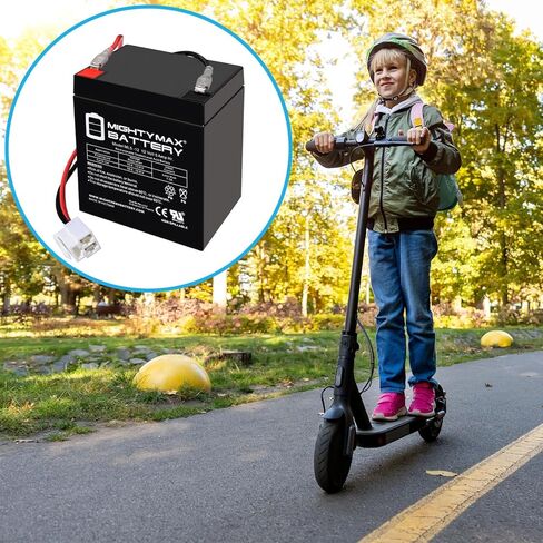 Mighty Max Battery 12V 5Ah F1 SLA Replacement Battery Compatible with Razor PowerRider 360 Electric Tricycle in Saudi Arabia