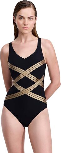 Gottex Embrace One Piece Swimsuit- Built-in Soft Cups, Tummy Control, Front and Back Lining, Classic Bottom Coverage in Saudi Arabia
