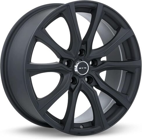 عجلة RTX Contour المخصصة - 16x7، 40 إزاحة، نمط مسمار 5x108، محور 63.4 ملم - حافة سوداء غير لامعة in Saudi Arabia