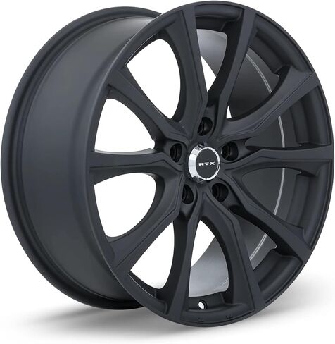 عجلة RTX Contour المخصصة - 16x7، 40 إزاحة، نمط مسمار 5x108، محور 63.4 ملم - حافة سوداء غير لامعة in Saudi Arabia