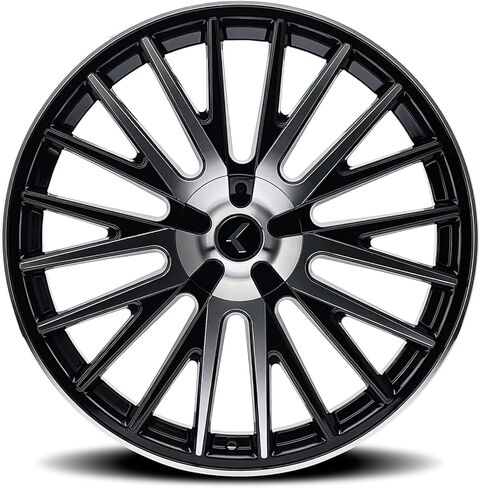 Kraze KR185 Double Down 22x8.5 5x110/5x115 +38 ملم أسود/حافة عجلة آلية in Kuwait