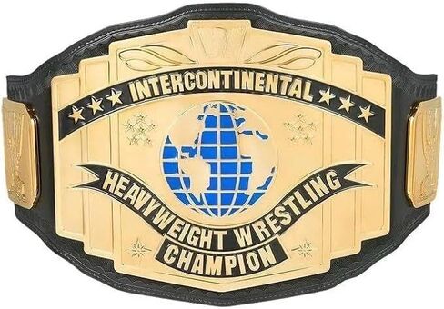 Intercontinental Championship Belt | Intercontinental Heavyweight Wrestling Championship Replica Title Belt Adult 2mm in Saudi Arabia