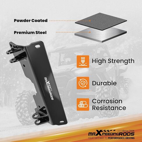 maXpeedingrods Winch Plow Mount for Can Am Defender HD5 HD7 HD8 HD9 HD10 (NOT XMR) 2016-2024 in Saudi Arabia
