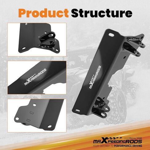 maXpeedingrods Winch Plow Mount for Can Am Defender HD5 HD7 HD8 HD9 HD10 (NOT XMR) 2016-2024 in Saudi Arabia