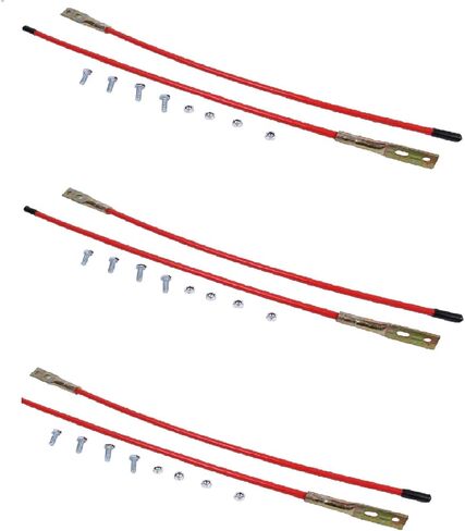 6X 27'' Snow Plow Guide Stick Markers Set 62265 B61049 Compatible with Snow Way 96106696 for Boss MSC01870 BAX005 for Western 62265 for Buyers 1308200 in Saudi Arabia