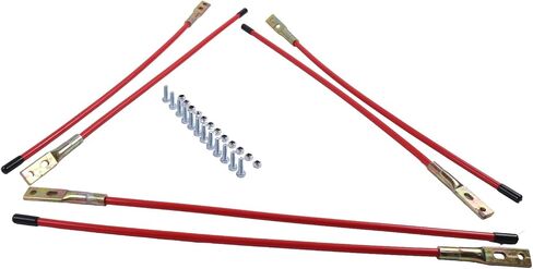6X 27'' Snow Plow Guide Stick Markers Set 62265 B61049 Compatible with Snow Way 96106696 for Boss MSC01870 BAX005 for Western 62265 for Buyers 1308200 in Saudi Arabia