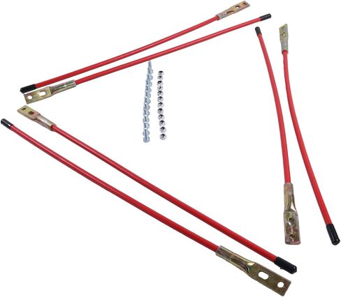 6X 27'' Snow Plow Guide Stick Markers Set 62265 B61049 Compatible with Snow Way 96106696 for Boss MSC01870 BAX005 for Western 62265 for Buyers 1308200 in Saudi Arabia