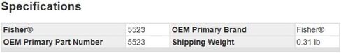 Buyers Products 1302300, SAM Clevis Pin with Cotter to fit Fisher Snow Plows in Saudi Arabia