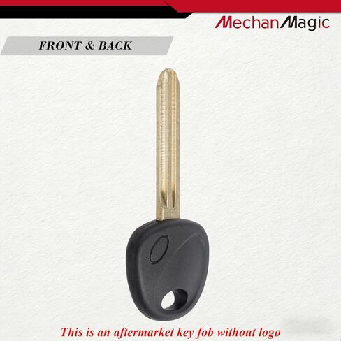 MechanMagic HY17-P استبدال المفتاح يناسب Hyundai Elantra Kia Rondol 2006-2010 Uncut Transponder اشتعال مفتاح باب السيارة الفارغ بدون رقاقة (مجموعة من 2) in Kuwait