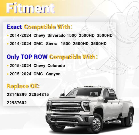 23146899 Truck Bed Tie Down Anchors Replacement for 2014-2024 Silverado Sierra, 2015-2024 Colorado Canyon Truck Bed Cargo Tie Downs, Pack of 4 in Saudi Arabia