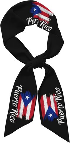 Cute Flag Hair Scarfs For Women Lightweight Fashion Neck Head Scarves For Hat Handbags Scarf in Saudi Arabia