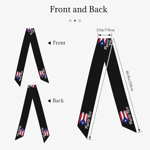 Cute Flag Hair Scarfs For Women Lightweight Fashion Neck Head Scarves For Hat Handbags Scarf in Saudi Arabia