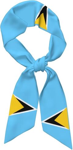 Cute Flag Hair Scarfs For Women Lightweight Fashion Neck Head Scarves For Hat Handbags Scarf in Saudi Arabia