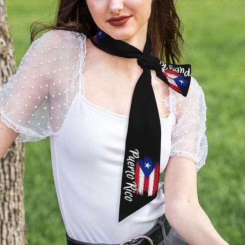 Cute Flag Hair Scarfs For Women Lightweight Fashion Neck Head Scarves For Hat Handbags Scarf in Saudi Arabia