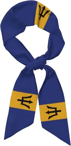 Cute Flag Hair Scarfs For Women Lightweight Fashion Neck Head Scarves For Hat Handbags Scarf in Saudi Arabia