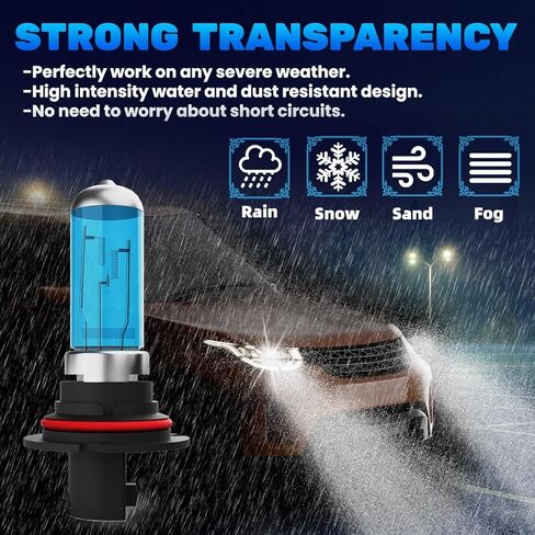مصابيح أمامية هالوجين مناسبة لمصابيح المصابيح الأمامية سوزوكي SX4 2007-2013، 9007/HB5 عوارض عالية/منخفضة + مصابيح ضباب h11 أضواء أمامية ساطعة، التوصيل والتشغيل، حزمة من 4 in Kuwait