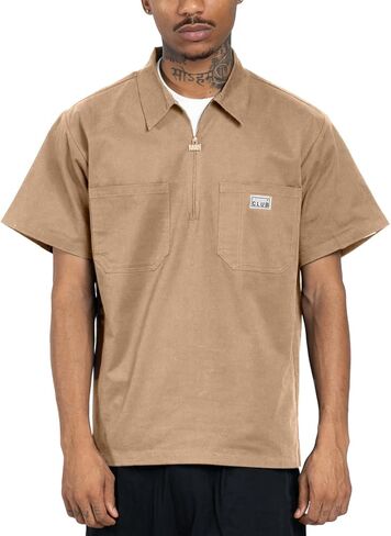 Pro Club Men's Heavyweight Quarter Zip Work Shirt in Saudi Arabia