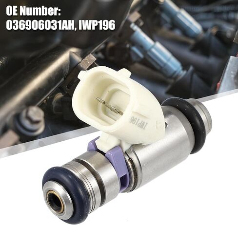 X AUTOHAUX 036906031AH IWP196 حاقن الوقود تدفق المتطابقة استبدال لشركة فولكس فاجن بورا جولف بولو لسكودا فابيا سيات إيبيزا ليون in Kuwait