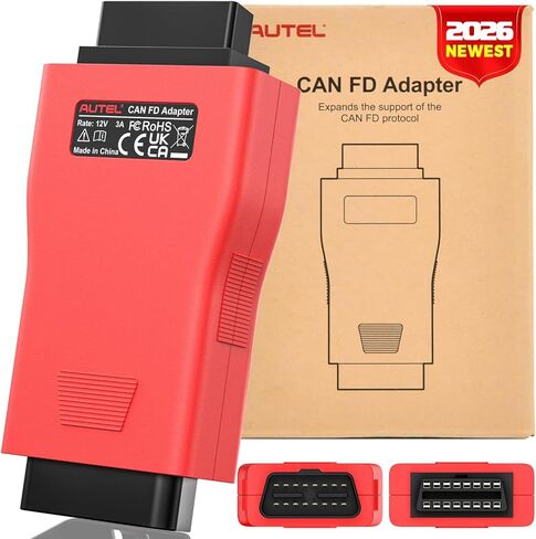 محول Autel CAN FD لعام 2026، يدعم بروتوكول CANFD لـ GM 2020+، لـ Ford 2021+، لسيارات FCA 2020+، لتويوتا 2020+، وما إلى ذلك، يعمل مع Autel Obd2 Scanner MK808S MX808S MaxiSys Elite MK908 MS908 MS906BT in Saudi Arabia