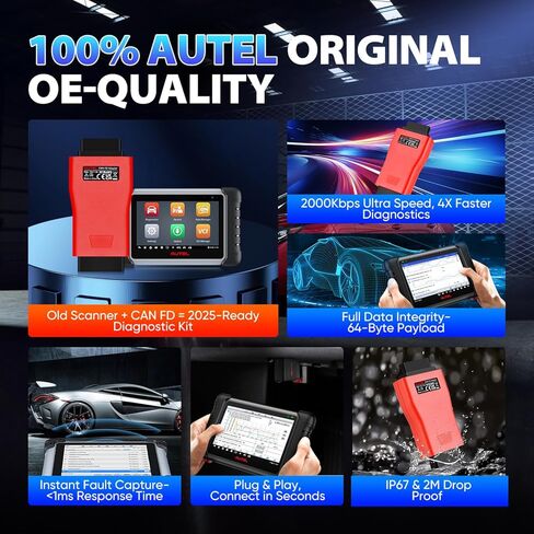 محول Autel CAN FD لعام 2026، يدعم بروتوكول CANFD لـ GM 2020+، لـ Ford 2021+، لسيارات FCA 2020+، لتويوتا 2020+، وما إلى ذلك، يعمل مع Autel Obd2 Scanner MK808S MX808S MaxiSys Elite MK908 MS908 MS906BT in Saudi Arabia