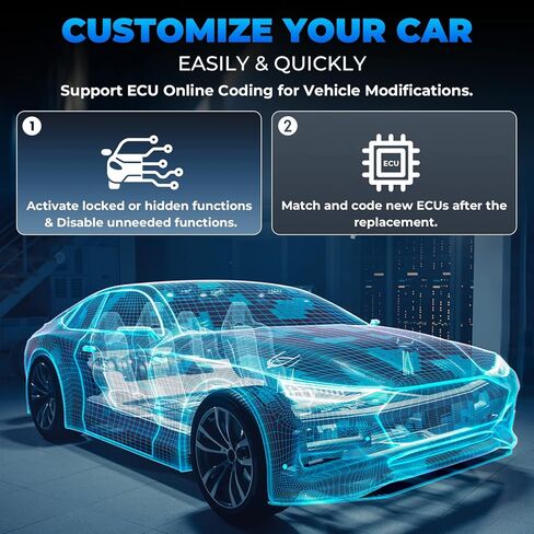 TOPDON Phoenix Plus Scanner, OE-Level ECU Coding Scan Tool with Bidirectional Control, Topology Map, All System, 41+ Services, FCA SGW AutoAuth, V.A.G Guided, 2-Years Free Update, Module Configuration in Saudi Arabia