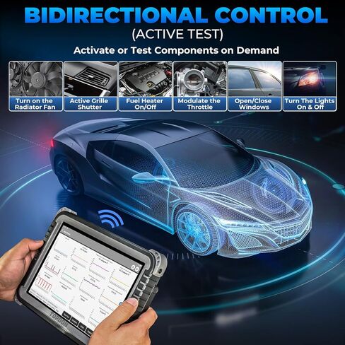 TOPDON Phoenix Plus Scanner, OE-Level ECU Coding Scan Tool with Bidirectional Control, Topology Map, All System, 41+ Services, FCA SGW AutoAuth, V.A.G Guided, 2-Years Free Update, Module Configuration in Saudi Arabia