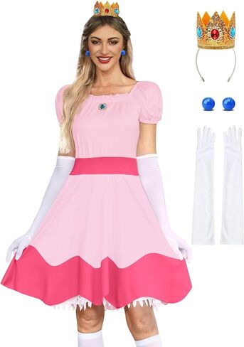For G and PL Women's Pink Princess Costume Puff Sleeve Off Should Dress in Saudi Arabia