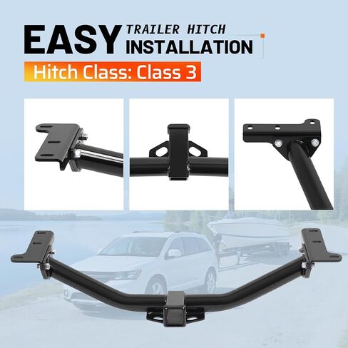 Class 3 Trailer Tow Hitch, 2 Inch Receiver Compatible with 2009-2020 Dodge Journey (Only Compatible with Vehicles Without LED taillights) in Saudi Arabia