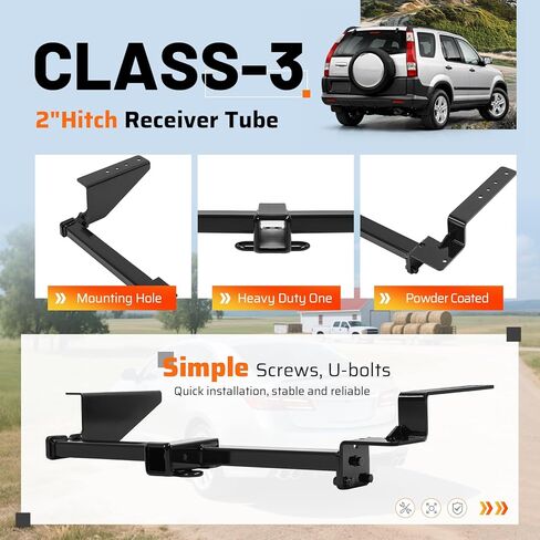 Class 3 Trailer Tow Hitch, 2 Inch Receiver Compatible with 2002-2006 Honda CRV All Models in Saudi Arabia