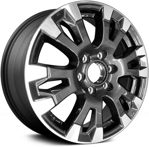 18x7.5 بوصة OEM استبدال مباشر عجلة ألومنيوم لـ 2016-2024 نيسان تيتان XD 6-139.7 مللي متر فحمي 18 بوصة حافة DA 403009HP2B in Saudi Arabia