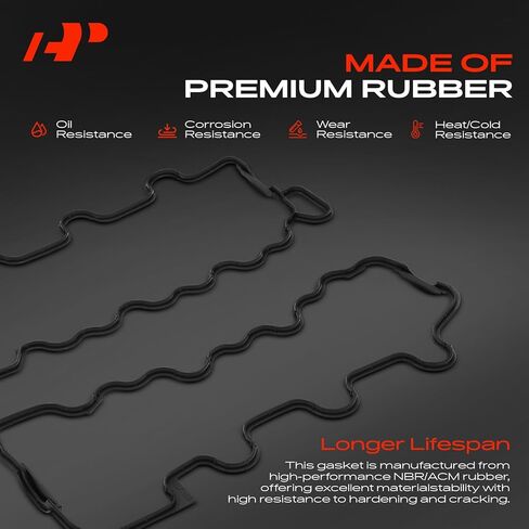 A-Premium Engine Valve Cover Gasket Set Compatible with Mercedes-Benz C280 1998-2000, C240 2001-2005, C320 2001-2005, C32 AMG 2002-2004, E320, ML320, SLK32 AMG, SLK320, CLK320 & Chrysler Crossfire in Saudi Arabia