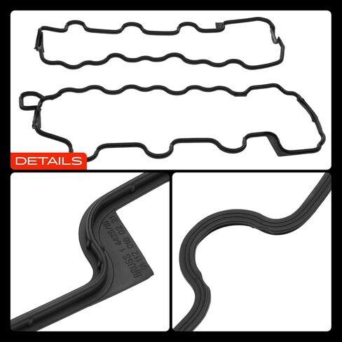 A-Premium Engine Valve Cover Gasket Set Compatible with Mercedes-Benz C280 1998-2000, C240 2001-2005, C320 2001-2005, C32 AMG 2002-2004, E320, ML320, SLK32 AMG, SLK320, CLK320 & Chrysler Crossfire in Saudi Arabia