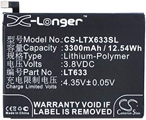 XSP Replacement Battery for X900, Max, MX1 PN LT633 in Saudi Arabia