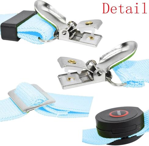 حمالات بمشبك متوهج وشديد التحمل بإضاءة LED للأطفال والأولاد والأطفال (أزرق - مقاس الأطفال) in Kuwait