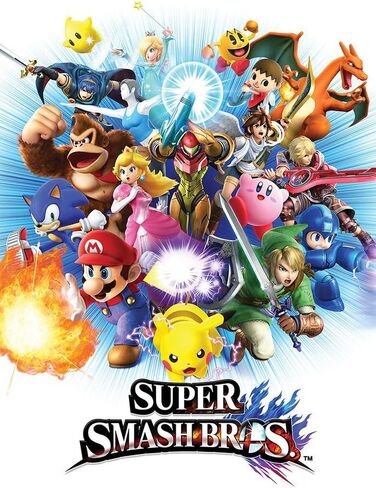 ملصق لعبة Supersmash Bros مقاس 24 بوصة × 36 بوصة in Saudi Arabia