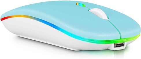 UrbanX Bluetooth Rechargeable Mouse for Dell Inspiron 5000 14" 2-in-1 Laptop Bluetooth Wireless Mouse Designed for Laptop/PC/Mac/iPad pro/Computer/Tablet/Android Flamingo Pink in Saudi Arabia
