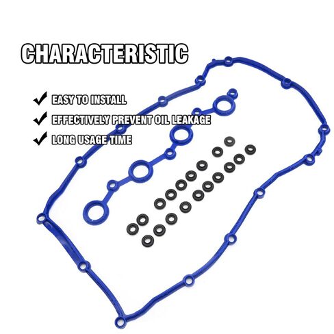 VS50698R Engine Valve Cover Gasket Set Seal, Replacement for Chrysler 200 2011 2012 2013 2014, Replacement for Dodge Caliber 2007 2008 2009, Replacement for Jeep Compass 2007-2017 in Saudi Arabia