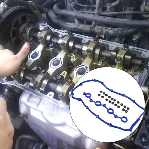 VS50698R Engine Valve Cover Gasket Set Seal, Replacement for Chrysler 200 2011 2012 2013 2014, Replacement for Dodge Caliber 2007 2008 2009, Replacement for Jeep Compass 2007-2017 in Saudi Arabia