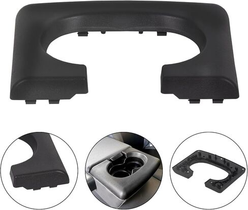 ECOTRIC Center Console Cup Holder Armrest Replacement Pad Compatible with 2004-2014 Ford F150 - Light Grey in Saudi Arabia