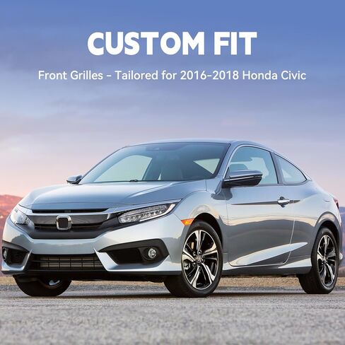 المصد الأمامي مزود بشبكة سفلية متوافقة مع 2016 2017 2018 Honda Civic HO1036123 in Saudi Arabia