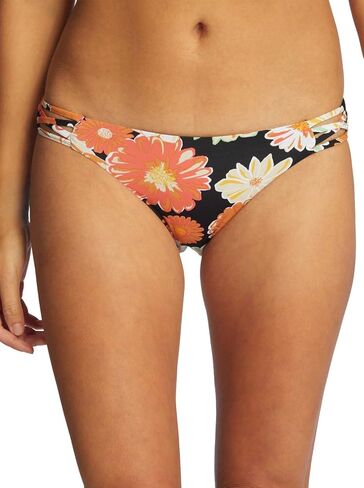 Roxy Beach Classics Hipster Bikini Bottom - Anthracite Boogie Chillin - M in Saudi Arabia