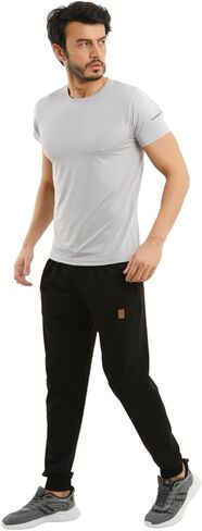 RAMAR Slim Fit Men's Jogger Pants - Men's Jogger Pants with Pockets, Elastic Waist and Cuffs - Ideal for Casual and Sports in Saudi Arabia
